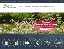Tablet Screenshot of dulichmienbac.com.vn